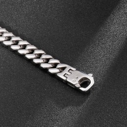 Hip Hop Herre Titanium Armbånd