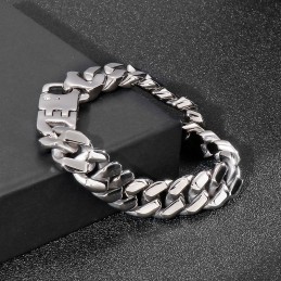 Hip Hop Herre Titanium Armbånd