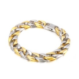 Cool Hip Hop Rock Mode Titanium Armbånd Til Herrer