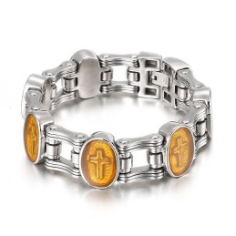 Street Fashion Cross Bicycle Herre Titanium Armbånd
