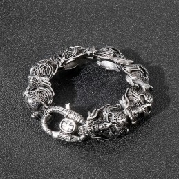 Cool Skull Titanium Armbånd Til Mænd