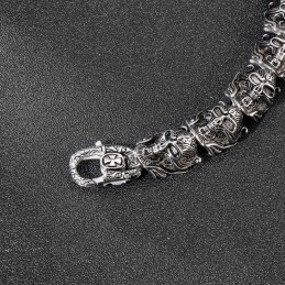 Cool Skull Titanium Armbånd Til Mænd