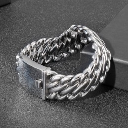 Hip Hop Rock Mode Cool Titanium Armbånd Til Herrer