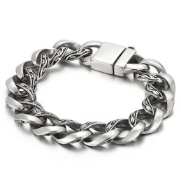 Cool Chic Titanium Armbånd Til Mænd
