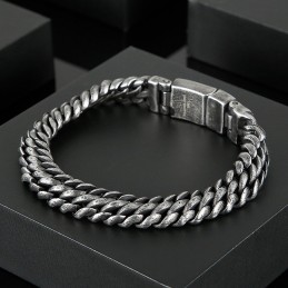 Seje, Enkle Mesh Titaniumsnap-Armbåndstilbehør Til Mænd