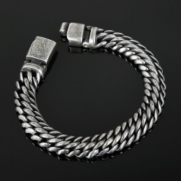 Seje, Enkle Mesh Titaniumsnap-Armbåndstilbehør Til Mænd