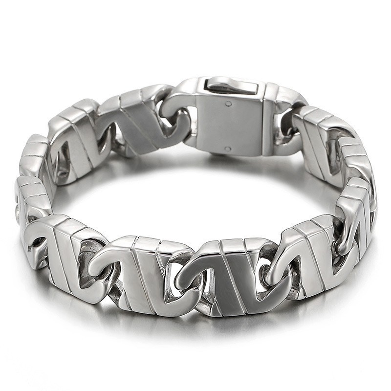 Chic Fashion Titanium Herrearmbånd Til Gaver
