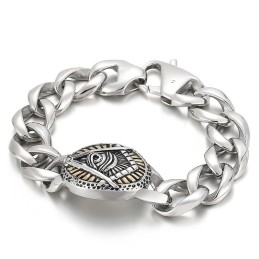 Titanium Kranium Herrearmbånd