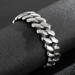 Chic Wind Diamantformet Titaniumarmbånd