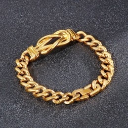 Knyttet Titanium Herrearmbånd Armbånd