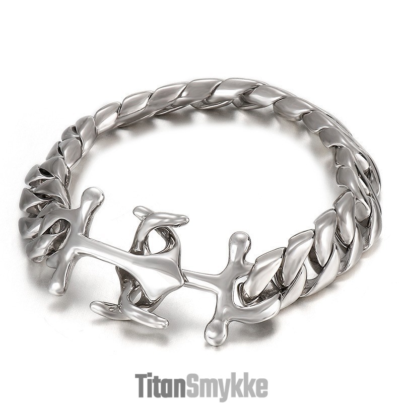 Titanium Chic Wind Boat Anchor Herrearmbånd Tilbehør