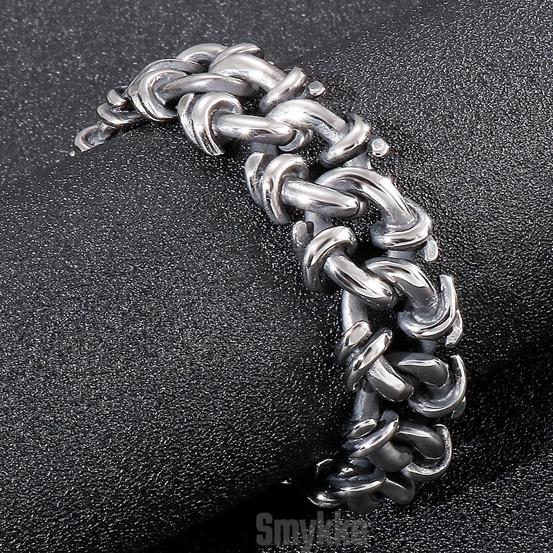 Overdrevne Titanium Armbånd Til Mænd Håndsmykker