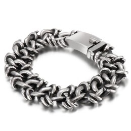 Overdrevne Titanium Armbånd Til Mænd Håndsmykker