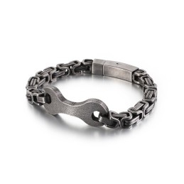 Fashion Tide Titanium Kejserkædearmbånd Til Mænd