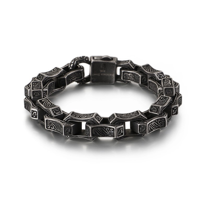 New Chic Herrearmbånd I Titanium
