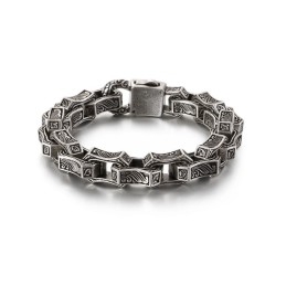 New Chic Herrearmbånd I Titanium