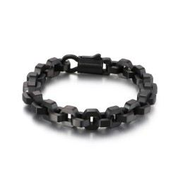 Elegant Geometrisk Titanarmbånd Til Mænd