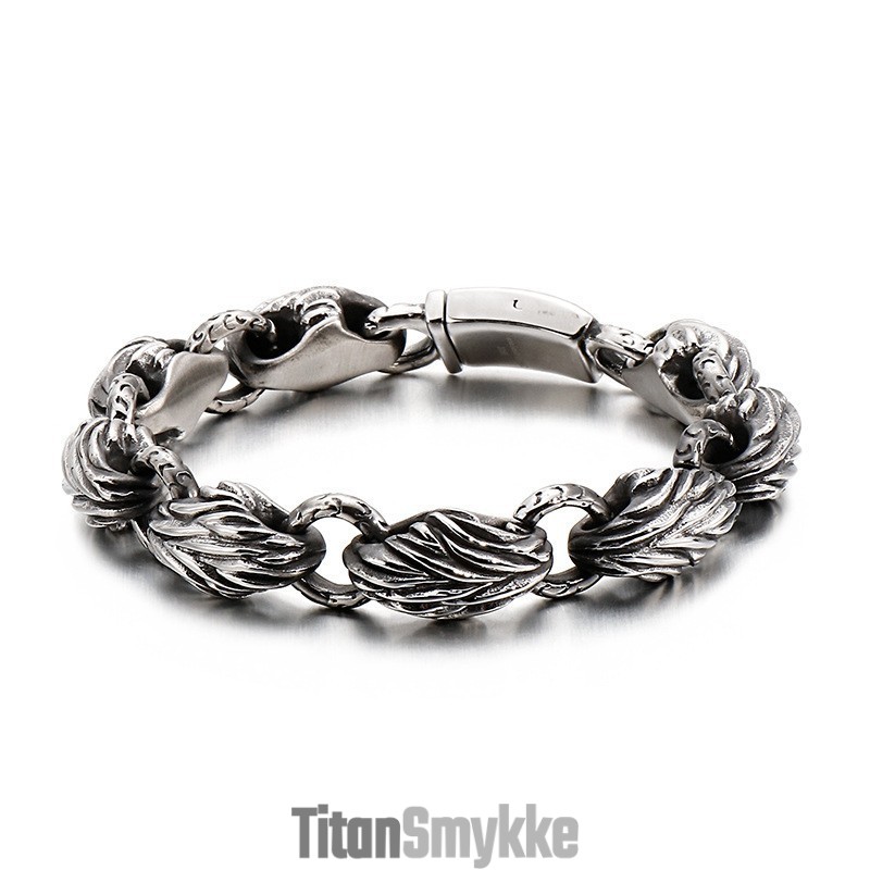 Version Af The Tide Herrearmbånd I Titanium Med Blade Version Af The Tide Herrearmbånd I Titanium Med Blade