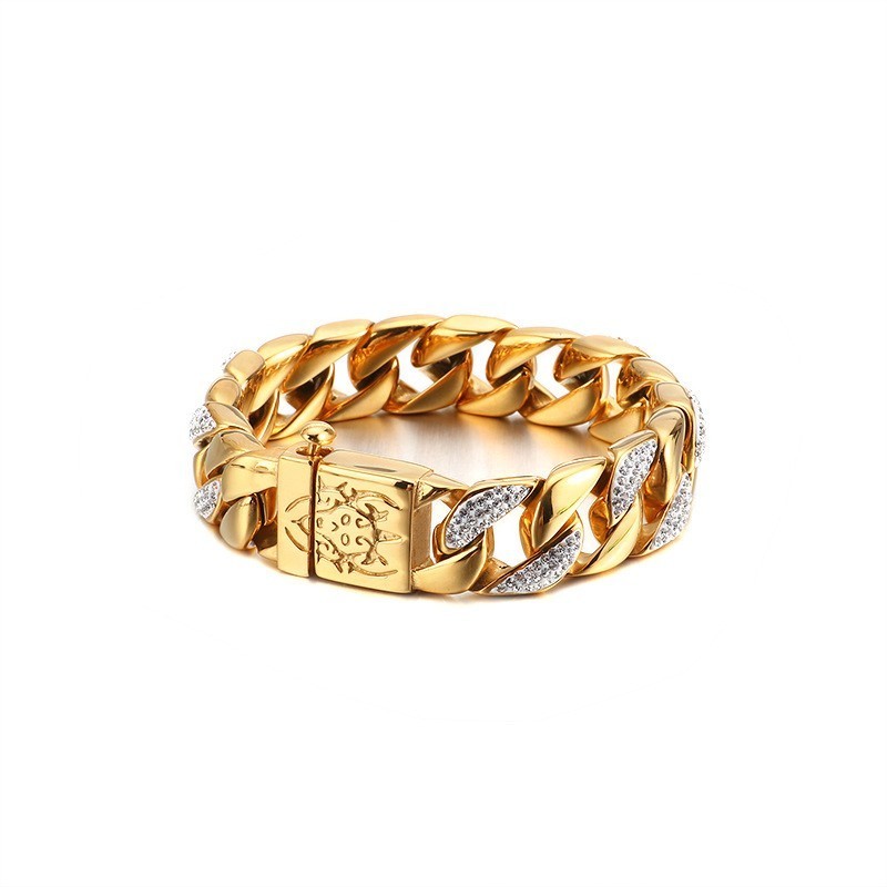 Moderigtigt Diamant Cool Herrearmbånd