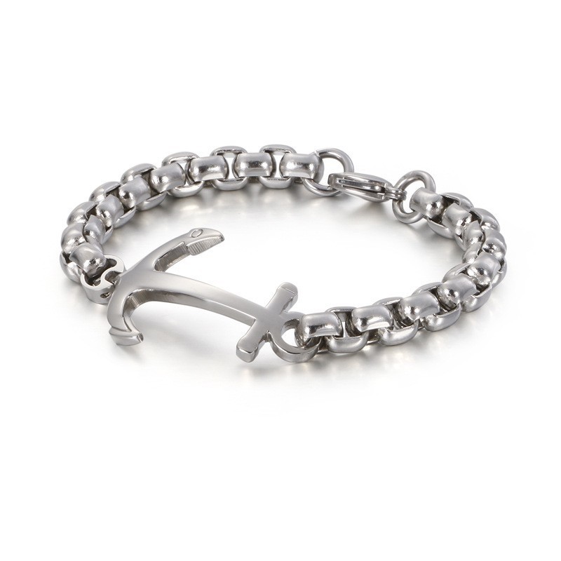 Moderigtigt Bådanker Titanium Armbånd Til Salg