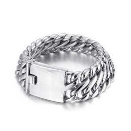 Hip Hop Rock Mode Cool Titanium Armbånd Til Herrer