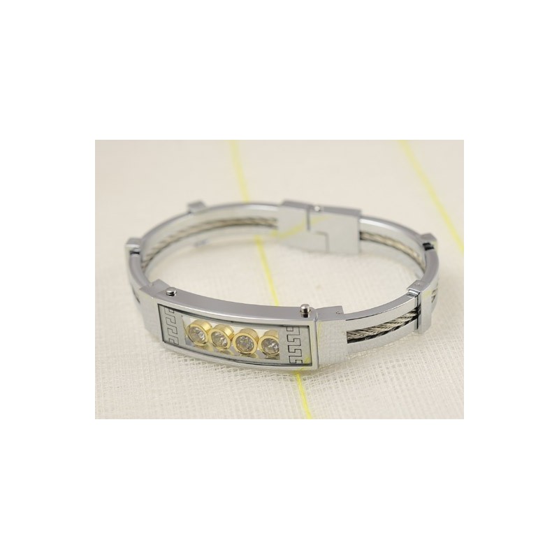 Herre Titanium Diamant Armbånd Herre Titanium Diamant Armbånd