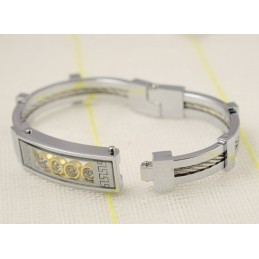 Herre Titanium Diamant Armbånd