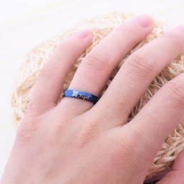 Titanium Par Højre Ring