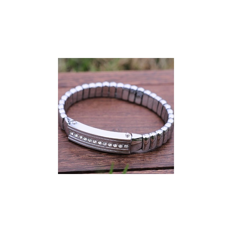 Herre Titanium Diamant Armbånd Herre Titanium Diamant Armbånd
