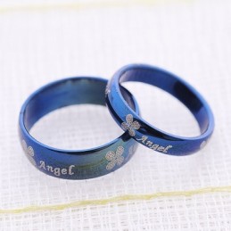 Titanium Par Højre Ring