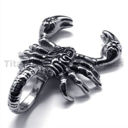 Titanium Skorpion Vedhæng - Fri Kæde