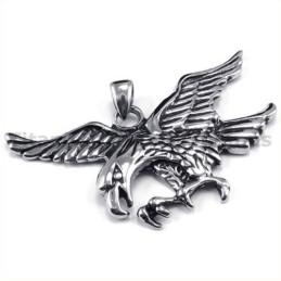 Titanium Eagle Vedhæng - Fri Kæde