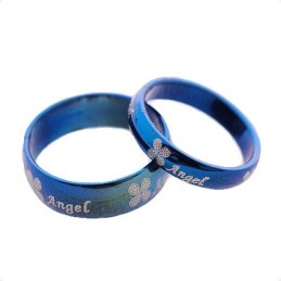Titanium Par Højre Ring