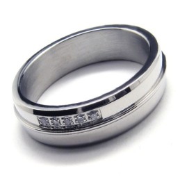 Dame Titanium Diamantringe