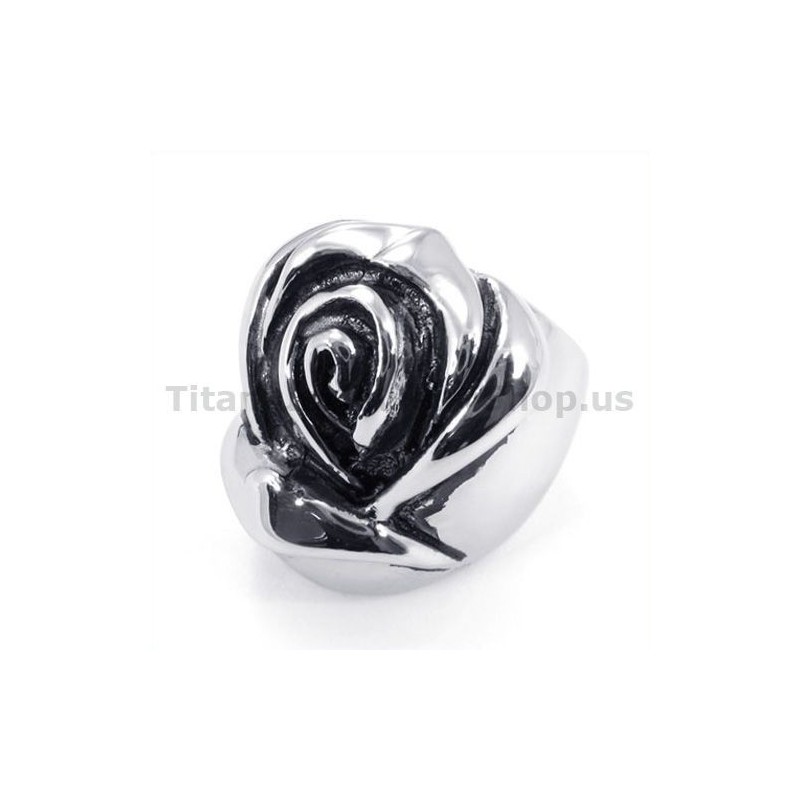 Blomsterring I Titanium