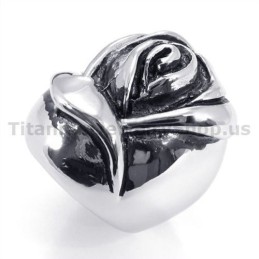 Blomsterring I Titanium