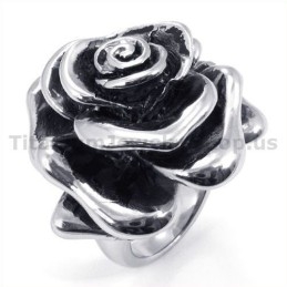 Blomsterring I Titanium