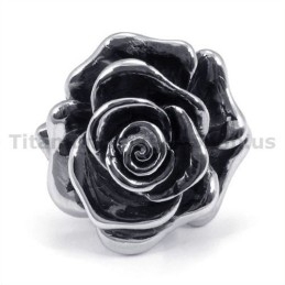 Blomsterring I Titanium