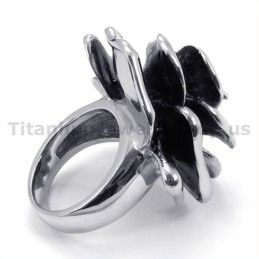 Blomsterring I Titanium