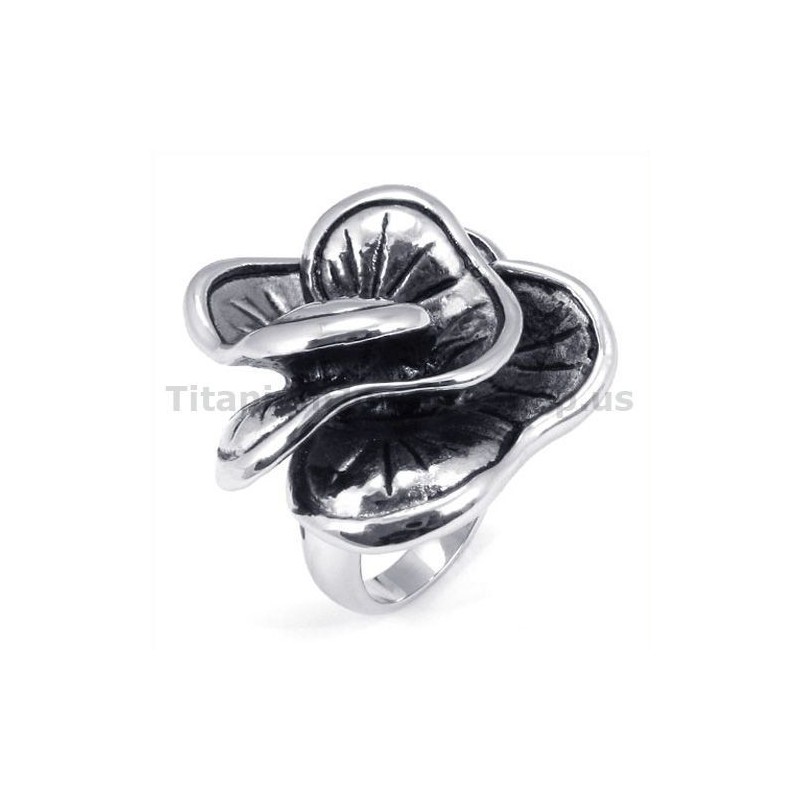 Blomsterring I Titanium
