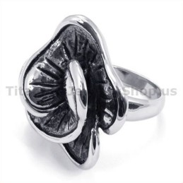 Blomsterring I Titanium