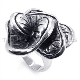 Blomsterring I Titanium