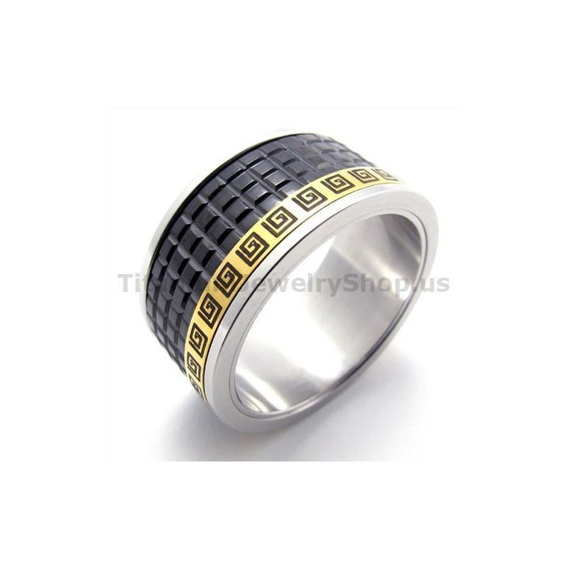 Sort Titaniumring Sort Titaniumring