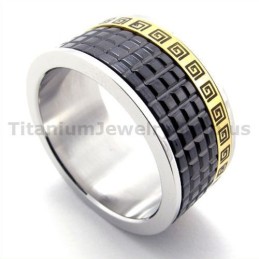 Sort Titaniumring