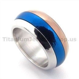 Tre Farver Titaniumring