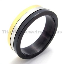 Tre Farver Titaniumring
