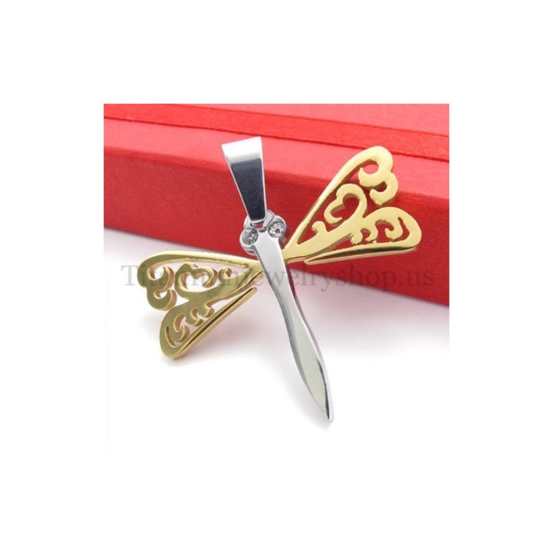 Guldvinger Dragonfly Titanium Kors Vedhæng Guldvinger Dragonfly Titanium Kors Vedhæng