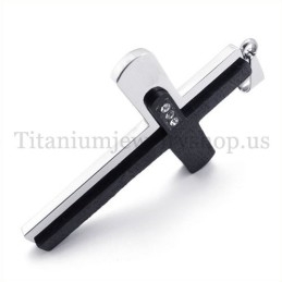 To-Lags Bibelsk Mode Titanium Kors Vedhæng