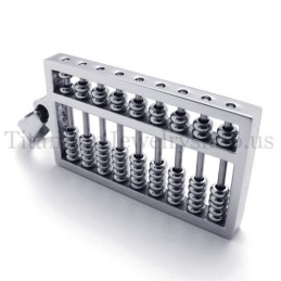 Sølv Abacus Titanium Vedhæng