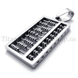 Sølv Abacus Titanium Vedhæng